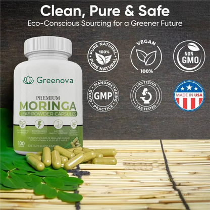 Moringa Leaf Powder Capsules